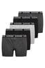 BadRhino Big & Tall Grey Boxers 5 Packs