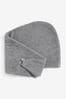 Dove Grey Cosy Egyptian Towelling Hair Wrap