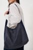 Crew Clothing Unlined Leather Hobo Tote Bag