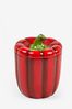 Red Pepper Kitchen Storage Jar