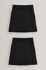 Grey Longer Length 2 Pack Pleat Skirts (3-16yrs), Standard