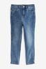 Denim, Mittelblau - Skinny Cropped Jeans, Regular