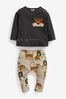 Grey Lion Baby T-Shirt And Legging Set (0mths-2yrs)
