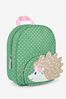 JoJo Maman Bébé Green Hedgehog Character Backpack