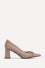 Beige Linzi Jules Court Heels with Pointed Toe