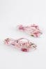 Pink Baker by Ted Baker Floral Printed Bow Flip Flops