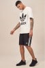 Black adidas Originals 3-Stripes Sweat Shorts