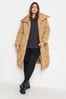 Yours Curve Diamond Quilted Puffer Coat