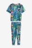 Blue Lucy Tiffney at Atelier-lumieresShops Cotton Short Sleeve Pyjamas