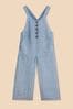 White Stuff Blue Viola Linen Dungaree