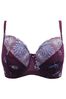 Pour Moi Purple Non Padded Underwired St Tropez Full Cup Bra, Non Padded Underwired