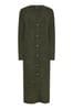 Olive Green Long Tall Sally Ribbed Longline Cardigan