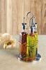 270ml Three Bottle Oil And Vinegar Set With Stand