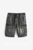 Grey Denim Cargo Shorts (3-16yrs)