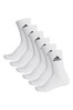 adidas Kids White Crew Socks Six Pack
