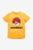 Pokémon/Gelb - Lizenziertes T-Shirt mit Wendepailletten (3-16yrs)