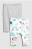 <span>Multicolore</span> - Lot de deux leggings à imprimé (0 mois - 2 ans)