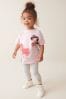 Rosa - Disney Princess T-Shirt und Leggings im Set (3 Monate bis 7 Jahre)
