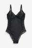 Black Total Support All Over Comfort Lace Body