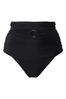 Pour Moi Black High Waisted Samoa High Waist Control Bikini Bottom