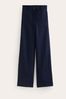 Boden Blue Westbourne Linen Trousers