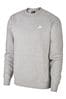 <span>Grau</span> - Nike Club Sweatshirt mit Rundhalsausschnitt