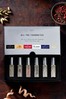 Silver Set of 6 5ml Eau De Parfum Fragrance Wardrobe