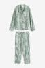 Laura Ashley Green Button Through Pyjama Set