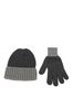 Totes Mens Chunky Knitted Hat & Gloves Set