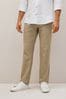 Stone Natural Straight Fit Chino Trousers
