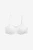 White DD+ Non Pad Minimise Strapless Bandeau Bra