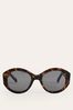 Boden Brown Oval Sunglasses