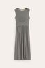 Boden Grey Thea Sleeveless Midi Dress