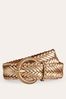 Brown Boden Woven Leather Belt
