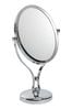 Showerdrape Chrome Vanity Mirror Oval 5x Magnification Reversableb Triton
