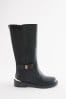 Baker by Ted Baker Girls Black Tall Boots with Bow