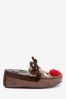 Reindeer Moccasin Slippers (Older)