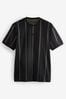 Black Vertical Stripe T-Shirt