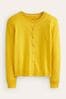 Boden Yellow Catriona Cotton Cardigan