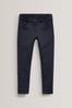 Navy Jersey Stretch Skinny Trousers Pique (3-18yrs)
