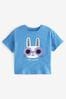 Blue Bunny Short Sleeve T-Shirt (3mths-7yrs)
