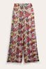 Boden Pink Printed Palazzo Trousers
