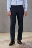 Navy Blue Slim Signature Empire Mills 100% Wool Birdseye Suit: Trousers