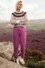 Seasalt Cornwall Purple Dayby Cord Trousers