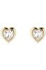 Rose Gold Tone Ted Baker HAN: Crystal Heart Earrings