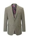 Skopes Green Jude Tweed Tailored Fit Suit Jacket