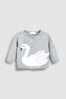 <span>Gris</span> - Cardigan à motif cygne (0 mois - 2 ans)