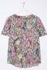 FatFace Green Lyndy Expressive Floral Blouse