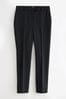 Navy Tailored Stretch Slim Trousers