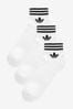 adidas Snow White Trefoil Ankle Socks 3 Pack